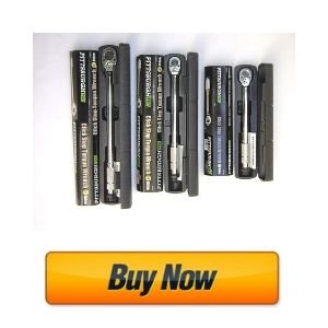 Set of 3 Pittsburgh Pro Reversible Click Type Torque Wrench