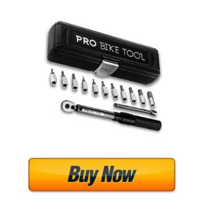 Pro Bike Tool 1/4 Inch Drive Click Torque Wrench Set