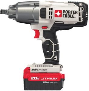 PORTER-CABLE 20V MAX Impact Wrench, 1/2-Inch (PCC740LA)